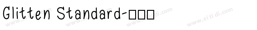 Glitten Standard字体转换